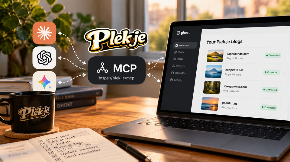 Plek.je now works with Claude and ChatGPT: one MCP connector for all your blogs